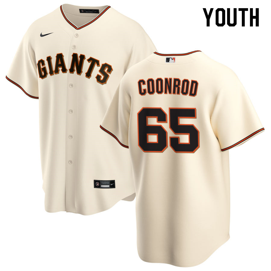 Nike Youth #65 Sam Coonrod San Francisco Giants Baseball Jerseys Sale-Cream - Click Image to Close